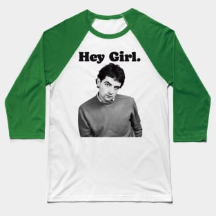 Hey Girl Mr Bean Baseball T-Shirt